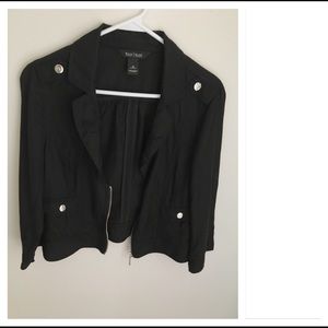 WHBM Black Cloth Jacket